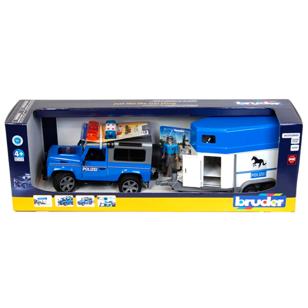 Mașină Bruder Land Rover White
Blue  photo 4