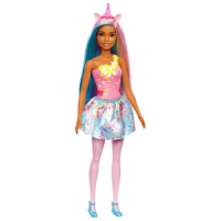 Păpușă Barbie Unicorn Doll model HGR21 3+