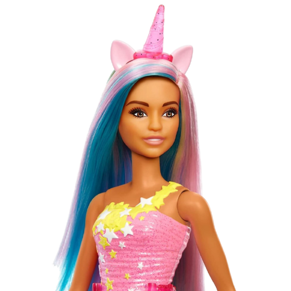 Păpușă Barbie Unicorn Doll model HGR21 3+ photo 2