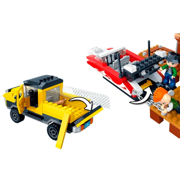 Constructor BanBao 7031 Brown Numărul de piese 561, 6+ photo 2