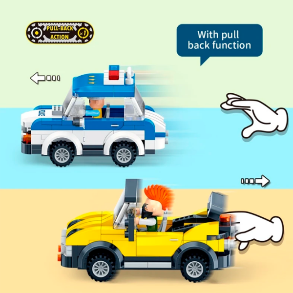 Constructor BanBao Pursuit Yellow Numărul de piese 268, 6+ photo 3