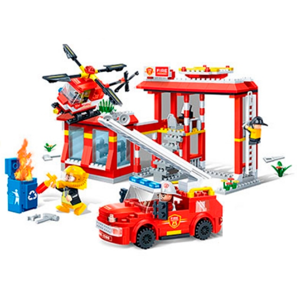 Constructor BanBao Pompierii Red Numărul de piese 505, 6+ photo 2