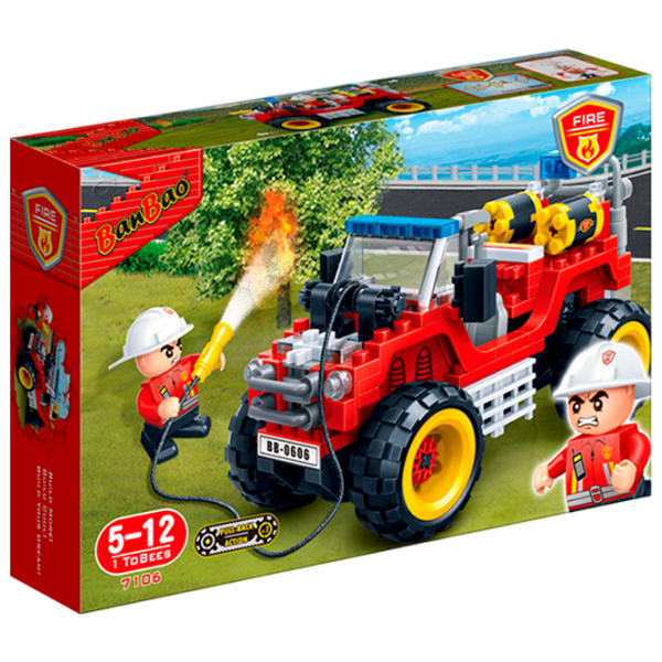 Constructor BanBao Pompierii Red Numărul de piese 212, 5+ photo 1