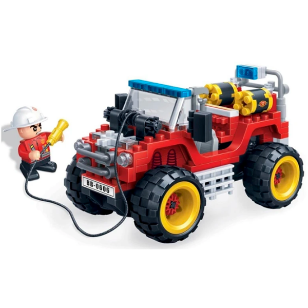 Constructor BanBao Pompierii Red Numărul de piese 212, 5+ photo 2