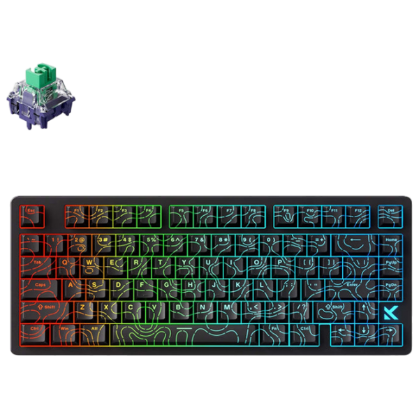 Tastatură Mchose Jet 75 Black Gaming, Cu fir photo 7