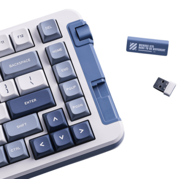Tastatură Mchose X75 Navy Blue Gaming, Fără fir photo 11