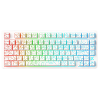 Tastatură Mchose Jet 75 White Gaming, Cu fir