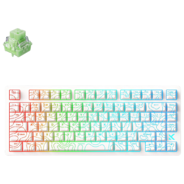 Клавиатура Mchose Jet 75 Белый Игровой, Проводная photo 2