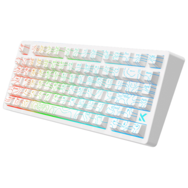 Клавиатура Mchose Jet 75 Белый Игровой, Проводная photo 4