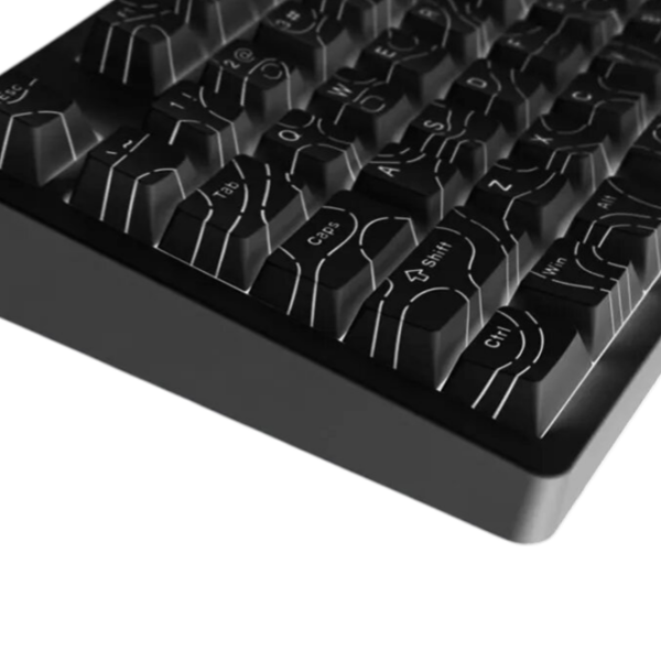 Tastatură Mchose Jet 75 Black Gaming, Cu fir photo 5