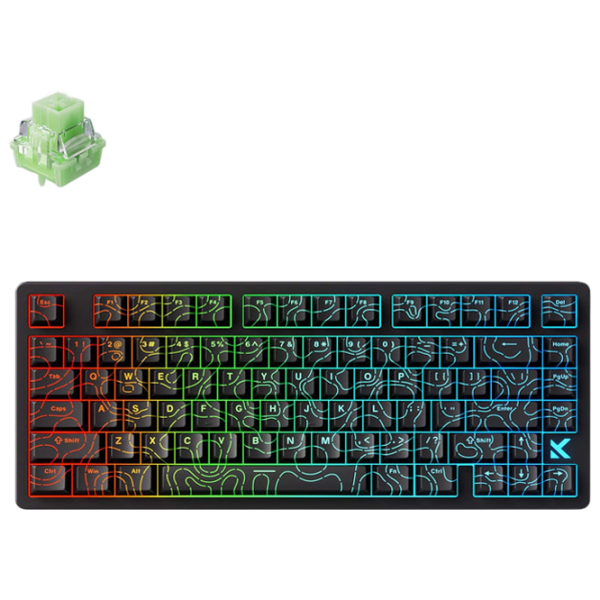 Tastatură Mchose Jet 75 Black Gaming, Cu fir photo 6