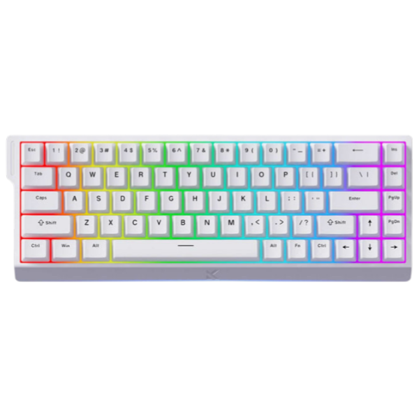 Tastatură Mchose Ace 68 White Gaming, Cu fir photo 1