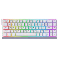 Tastatură Mchose Ace 68 White Gaming, Cu fir