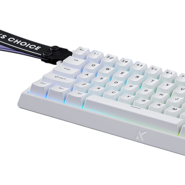 Tastatură Mchose Ace 68 White Gaming, Cu fir photo 5