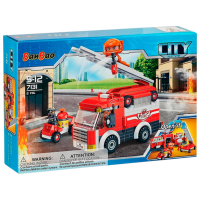 Constructor BanBao Brigada de pompieri Red Numărul de piese 229, 5+