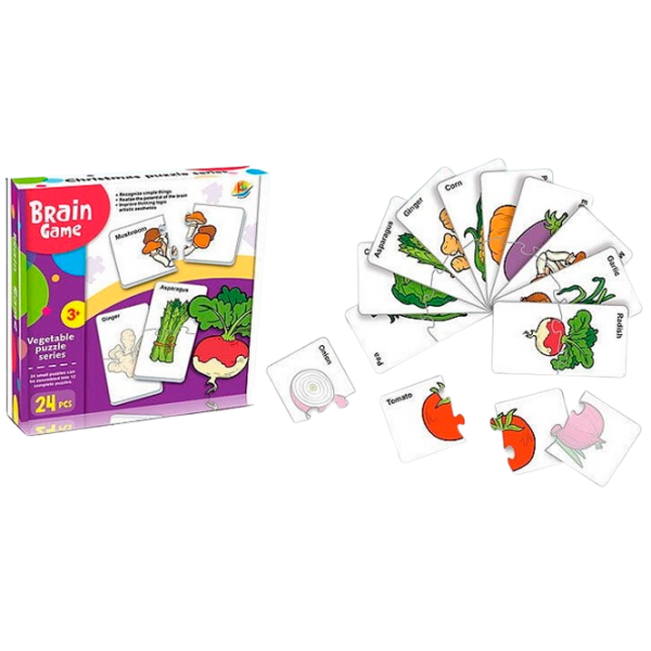 Puzzle ICOM Vegetable (DC051213) Numărul de piese: 24, Vârsta recomandată: 3+ photo 2