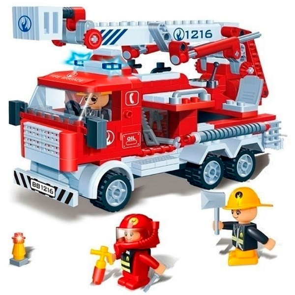 Constructor BanBao Pompierii Red Numărul de piese 290, 5+ photo 2