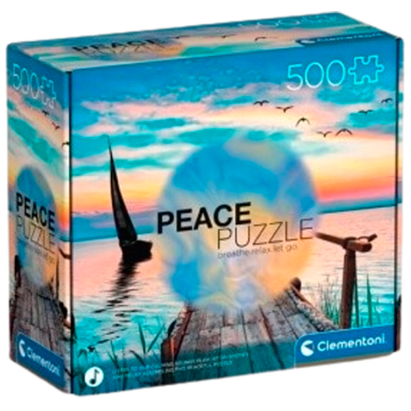 Puzzle Clementoni Peace (35121) Количество деталей: 500, Рекомендуемый возраст: 14+ photo 4