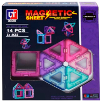Constructor Le Tai Magnetic Sheet Multicolor Numărul de piese 14, 3+