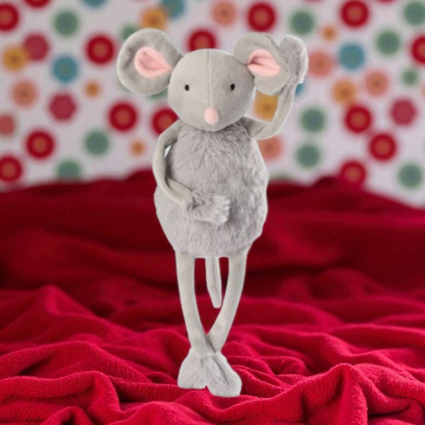 Jucărie moale ChiToys Animals Mouse 16276 Gray 0+ photo 3