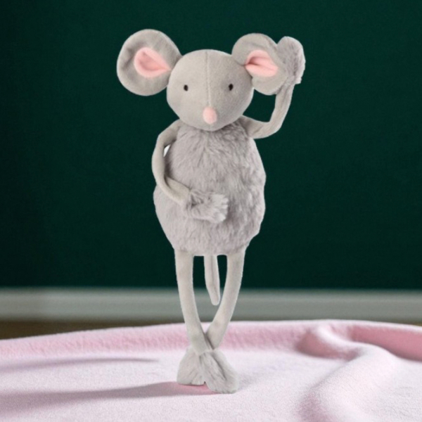 Jucărie moale ChiToys Animals Mouse 16276 Gray 0+ photo 5