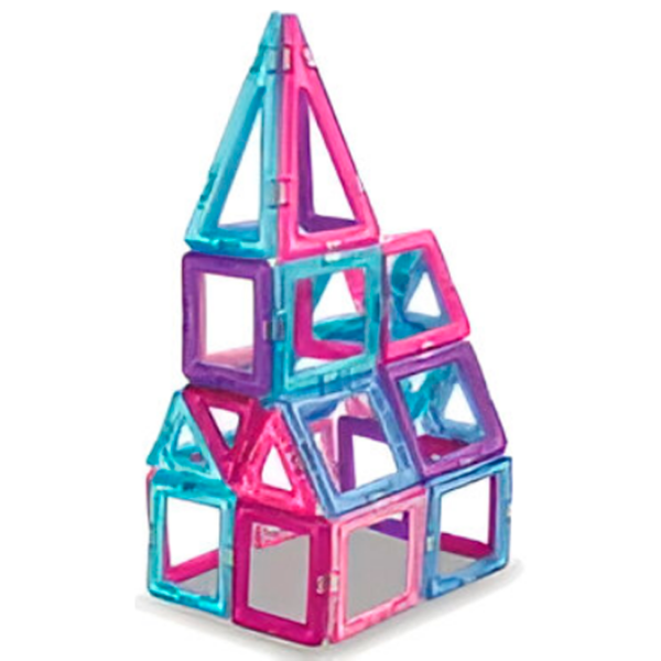 Constructor Le Tai Magnetic Sheet Violet Numărul de piese 62, 3+ photo 4