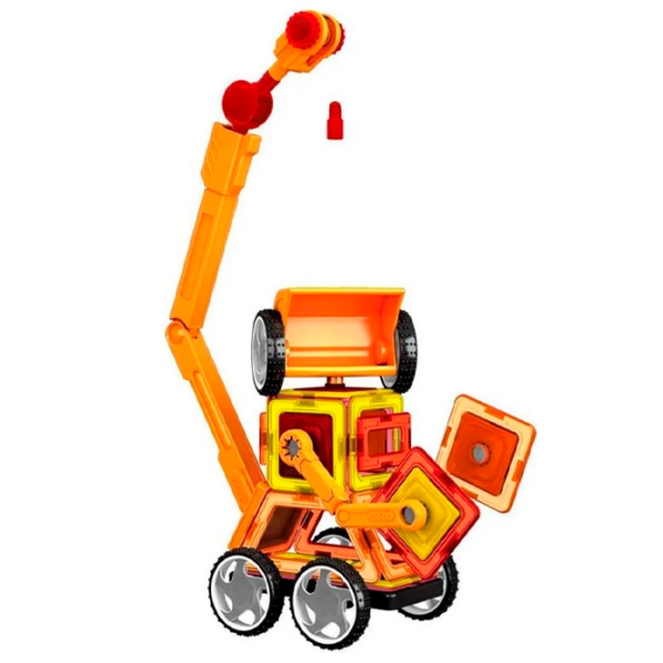 Constructor Play Smart Transport pentru construcții Orange Numărul de piese 45, 3+ photo 3