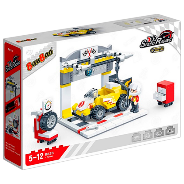 Constructor BanBao Montarea anvelopelor White Numărul de piese 234, 5+ photo 1