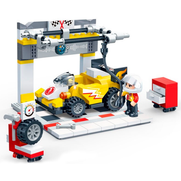 Constructor BanBao Montarea anvelopelor White Numărul de piese 234, 5+ photo 2