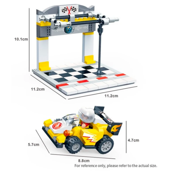 Constructor BanBao Montarea anvelopelor White Numărul de piese 234, 5+ photo 5