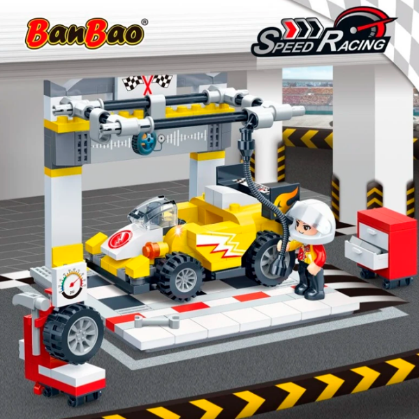 Constructor BanBao Montarea anvelopelor White Numărul de piese 234, 5+ photo 6