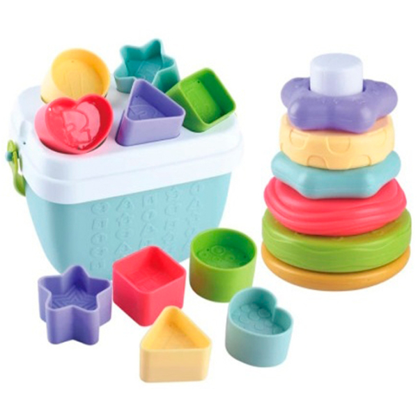 Развивающий набор PlayGo Shape & Stack Bundle 4948 Разноцветный 3+ photo 4