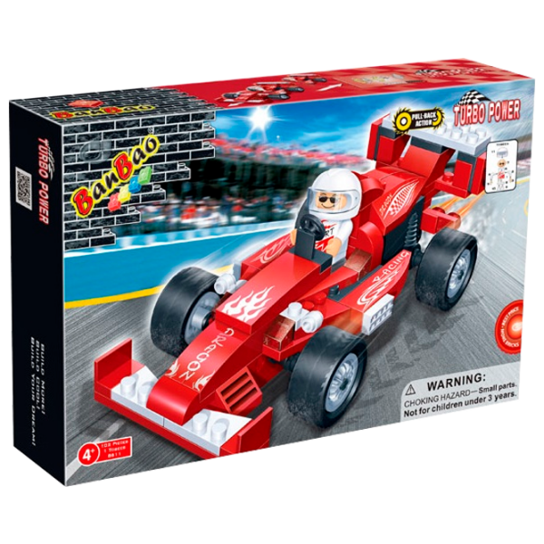 Constructor BanBao Formula 1 Red Numărul de piese 120, 4+ photo 1