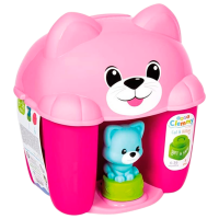 Constructor Clementoni Cat & Kitten Pink Numărul de piese 8, 0.5+