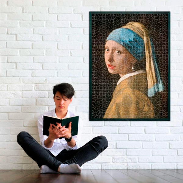 Puzzle Clementoni Girl with a Pearl Earring (39614) Количество деталей: 1000, Рекомендуемый возраст: 12+ photo 4