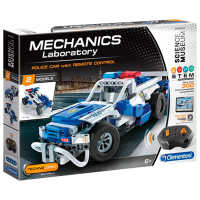 Constructor cu telecomandă Clementoni Police Car Blue Numărul de piese 300, 8+