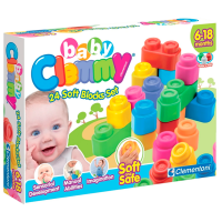 Constructor Clementoni Soft Blocks Set Multicolor Numărul de piese 24, 0.5+