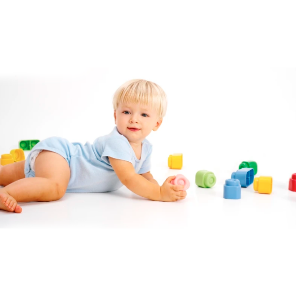 Конструктор Clementoni Soft Blocks Set Разноцветный Количество деталей 24, 0.5+ photo 3
