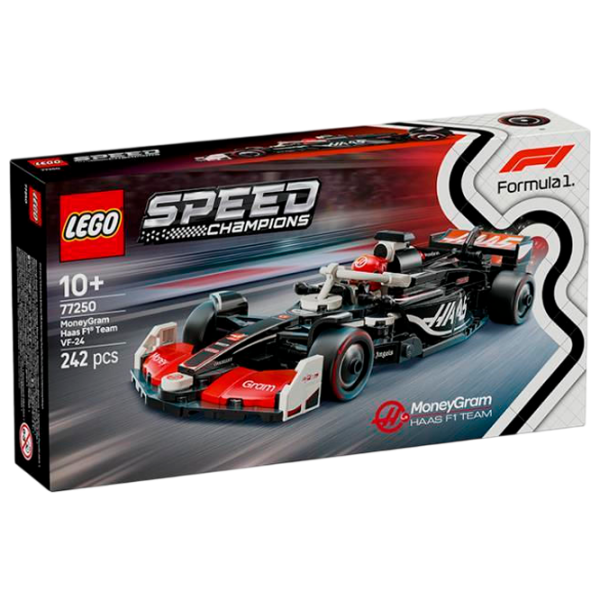 Constructor LEGO MoneyGram Haas F1 Team VF-24 Black Numărul de piese 242, 10+ photo 1