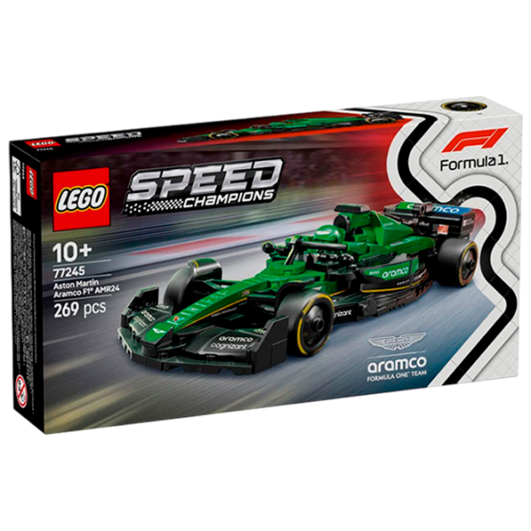 Constructor LEGO Aston Martin Aramco F1® AMR24 Green Numărul de piese 269, 10+ photo 1
