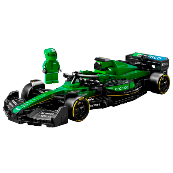Constructor LEGO Aston Martin Aramco F1® AMR24 Green Numărul de piese 269, 10+ photo 2