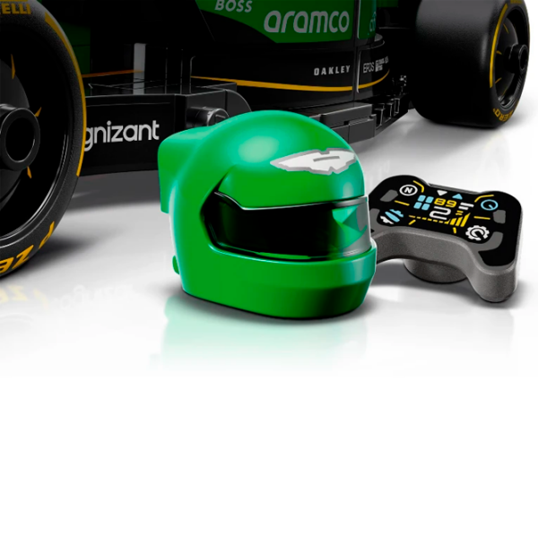 Constructor LEGO Aston Martin Aramco F1® AMR24 Green Numărul de piese 269, 10+ photo 5