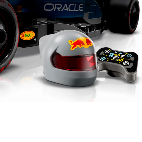Constructor LEGO Oracle Red Bull Racing RB20 F1 Blue Numărul de piese 251, 18+ photo 6