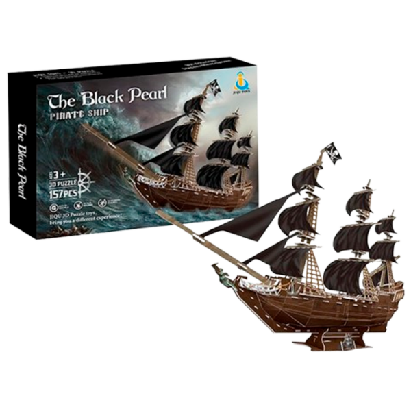 Пазл 3D Richi Black Pearl (82689) Количество деталей: 157, Рекомендуемый возраст: 3+ photo 1