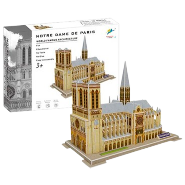 Пазл 3D Richi Notre Dame de Paris (82412) Количество деталей: , Рекомендуемый возраст: 3+ photo 1