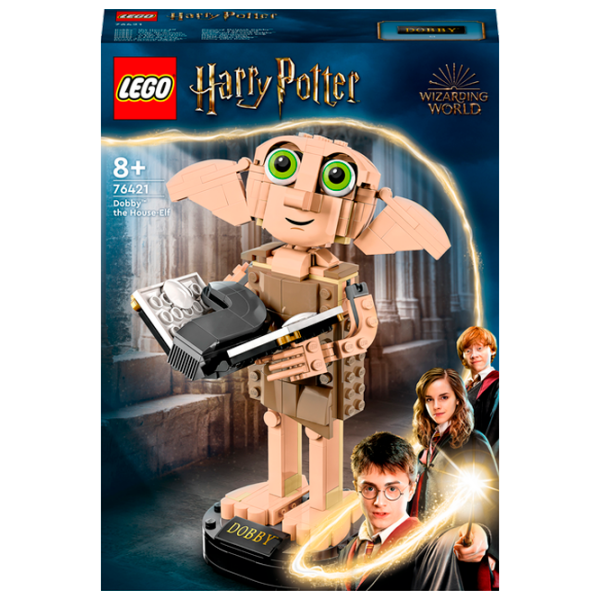 Constructor LEGO Dobby the house Elf Beige Numărul de piese 403, 8+ photo 1