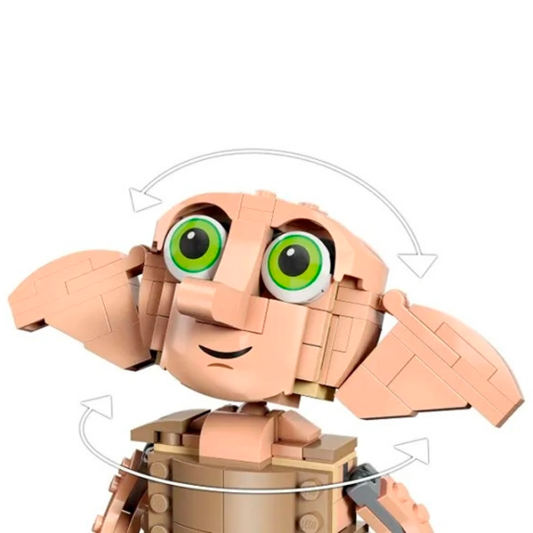 Constructor LEGO Dobby the house Elf Beige Numărul de piese 403, 8+ photo 4