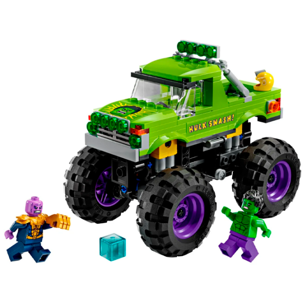 Constructor LEGO The Hulk Truck vs. Thanos Green Numărul de piese 229, 7+ photo 2