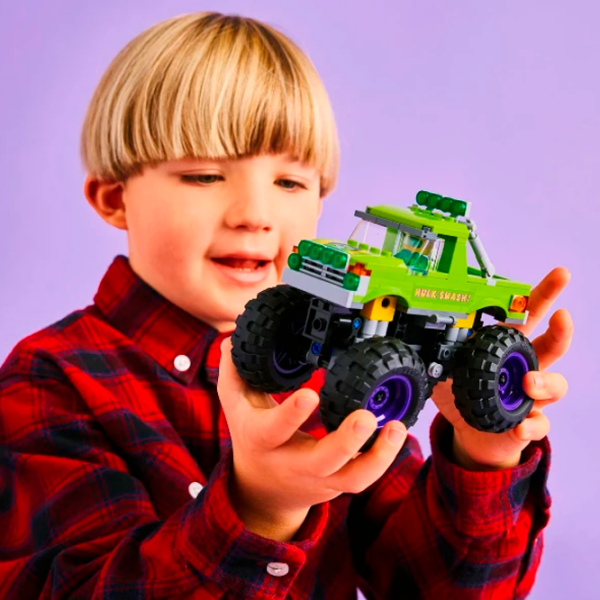 Constructor LEGO The Hulk Truck vs. Thanos Green Numărul de piese 229, 7+ photo 7