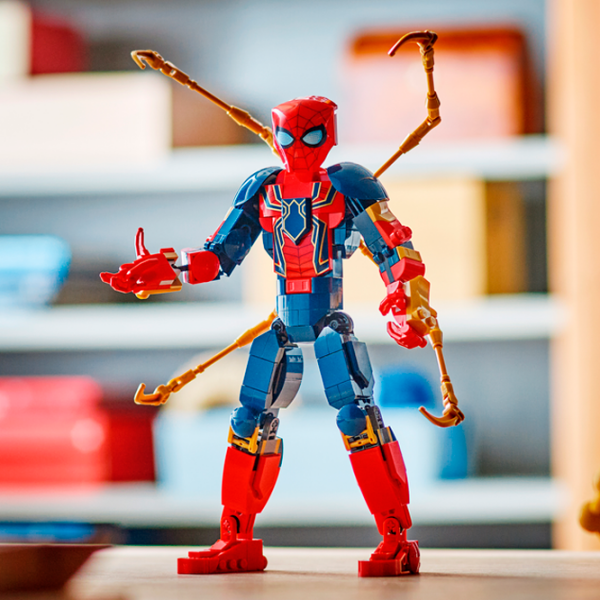 Constructor LEGO Iron Spider-Man Blue Numărul de piese 303, 8+ photo 7